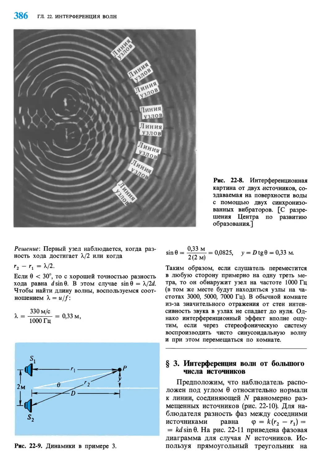 § 3. Интерференция волн от большого числа источников