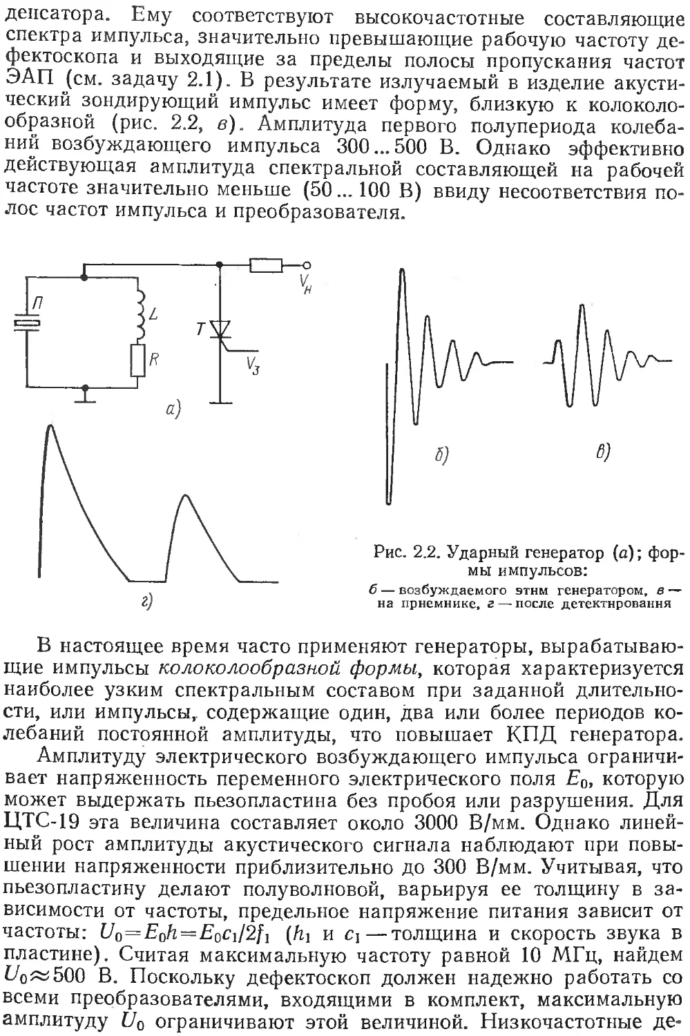 Схемы генератора ударных волн