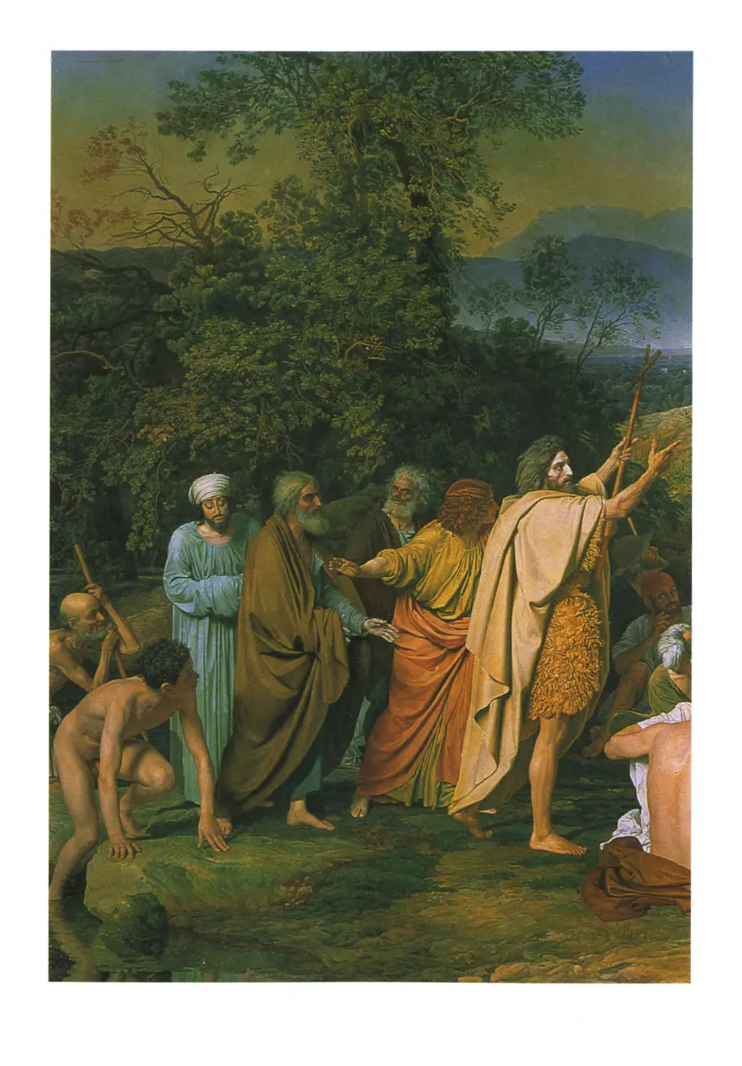 Иуда на картине Иванова явление Христа народу