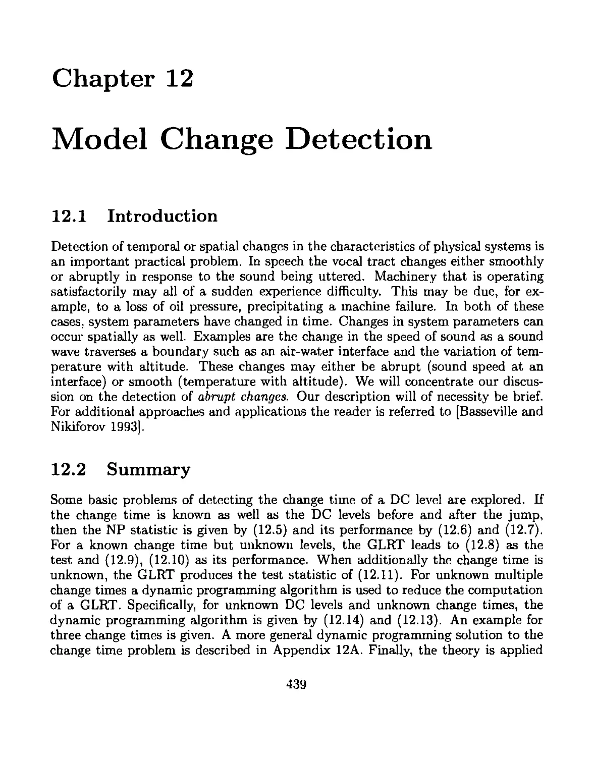12 Model Change Detection
12.2 Summary