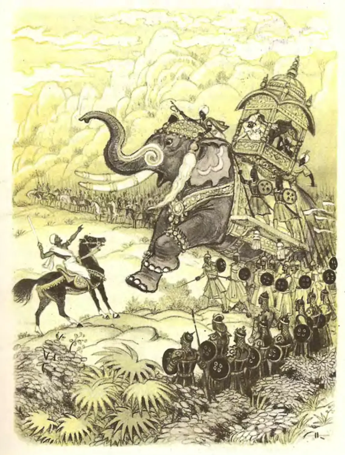 Николай Кочергин иллюстрации Индия
