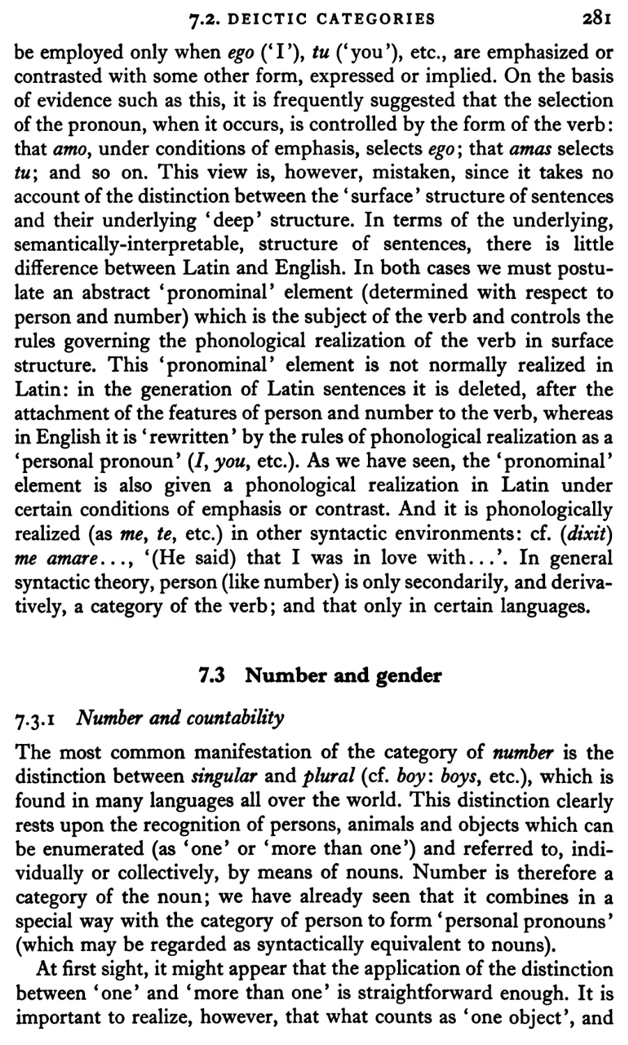 7.3 Number and gender