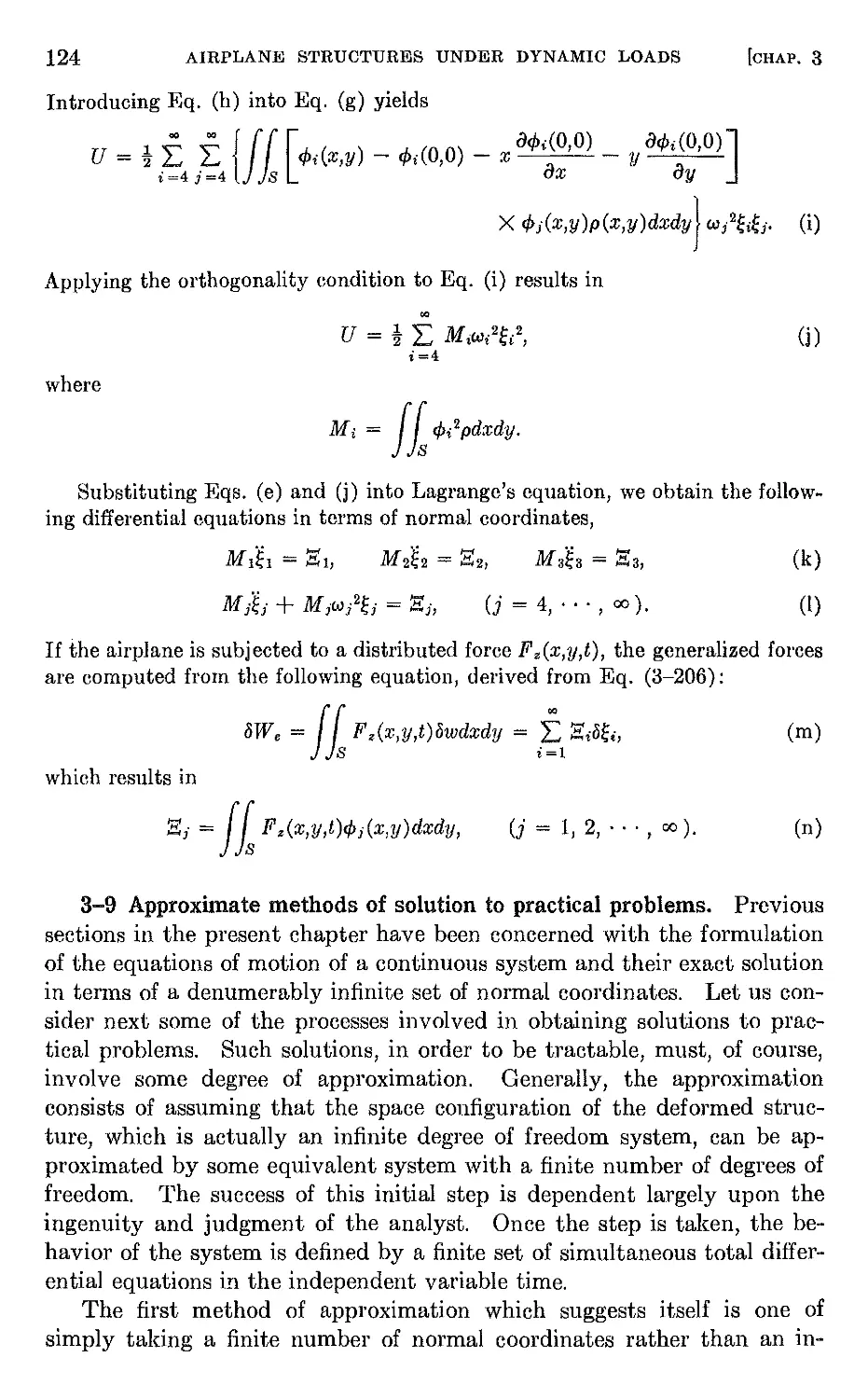 3.9 Approximate methods of solution to practical problems