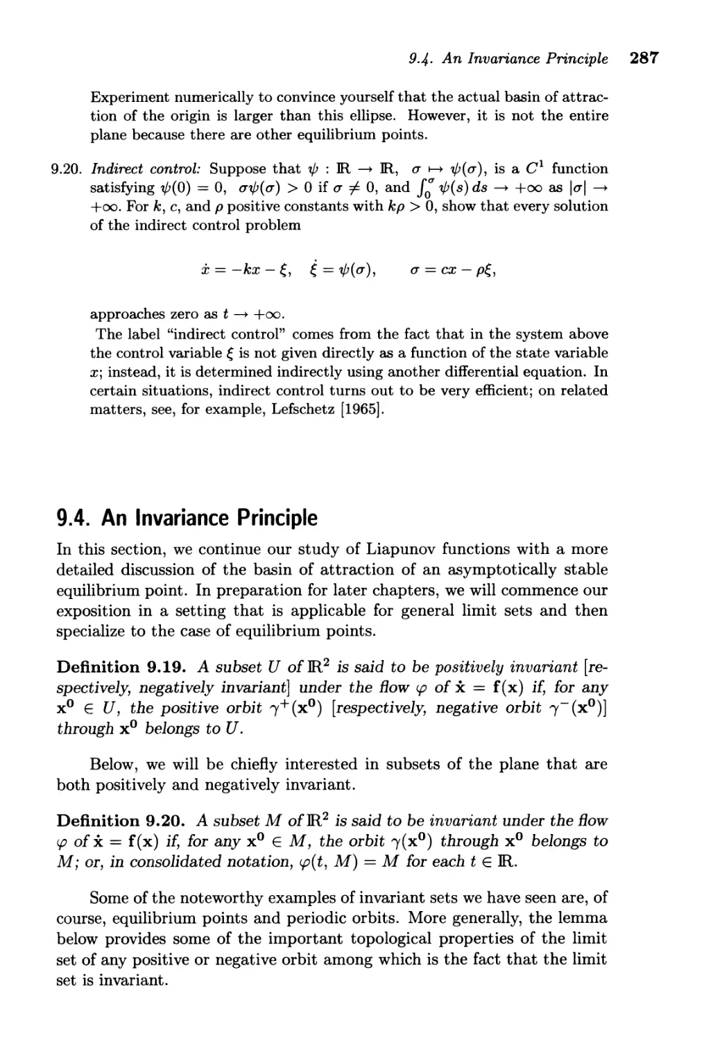 9.4. An Invariance Principle