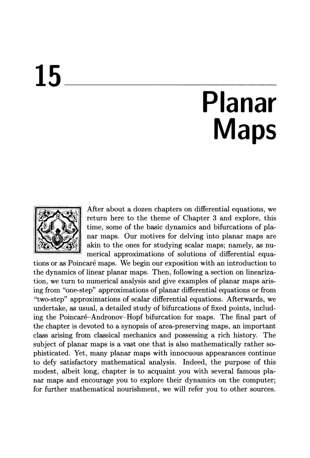 Chapter 15. Planar Maps