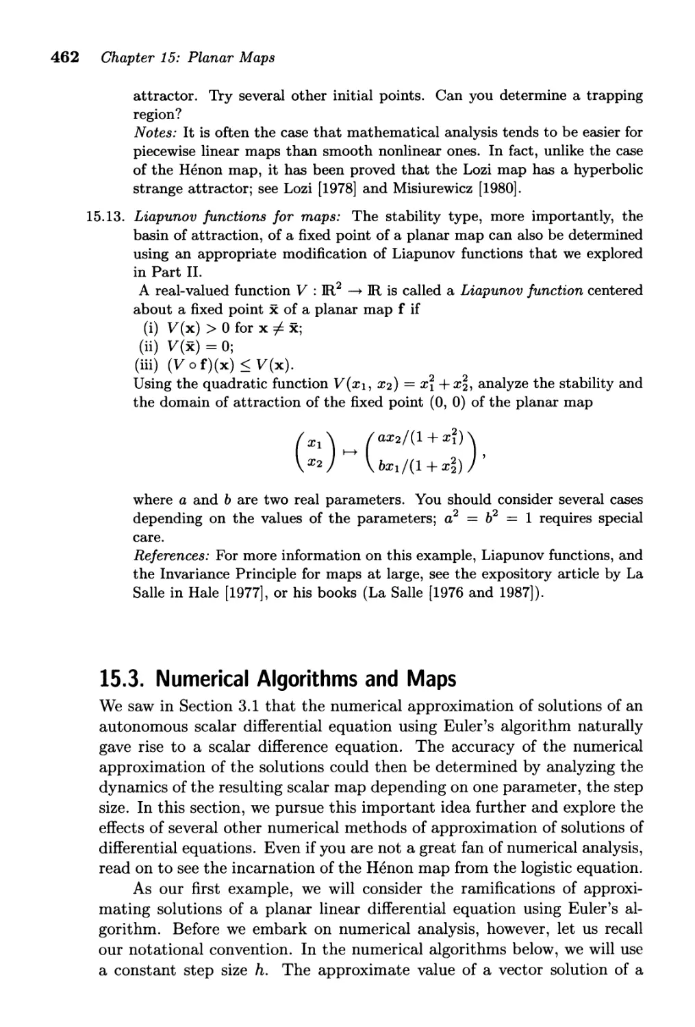 15.3. Numerical Algorithms and Maps