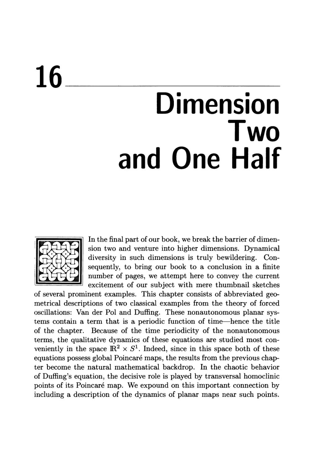 Chapter 16. Dimension Two and One Half