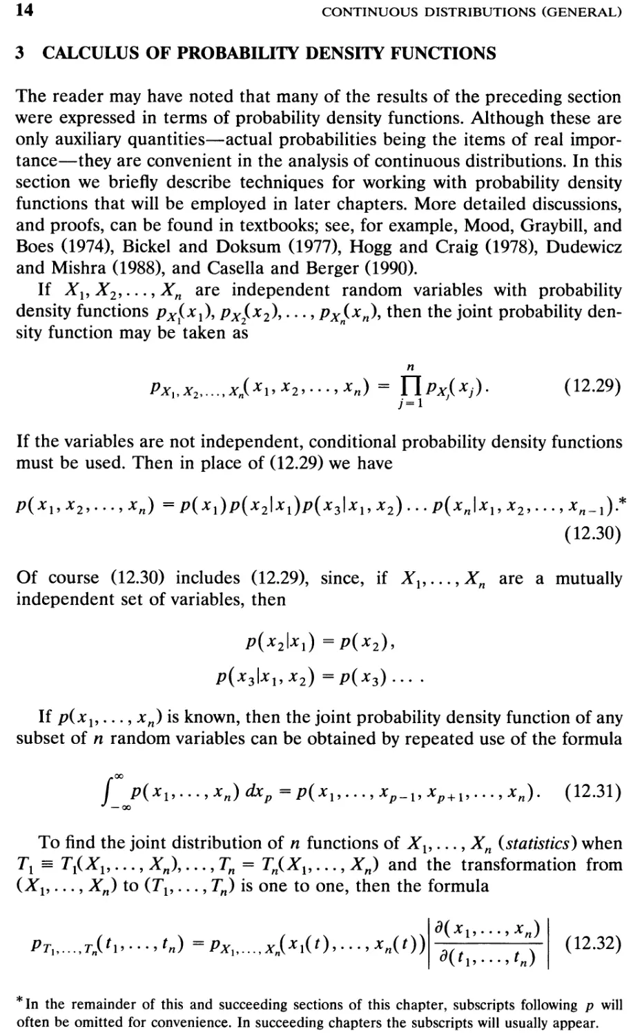 3 Calculus of Probability Density Functions, 14