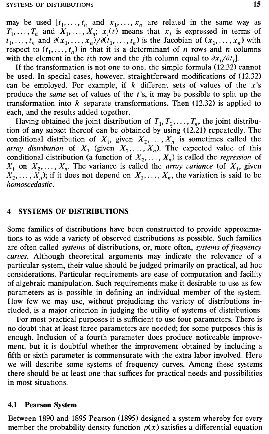 4 Systems of Distributions, 15