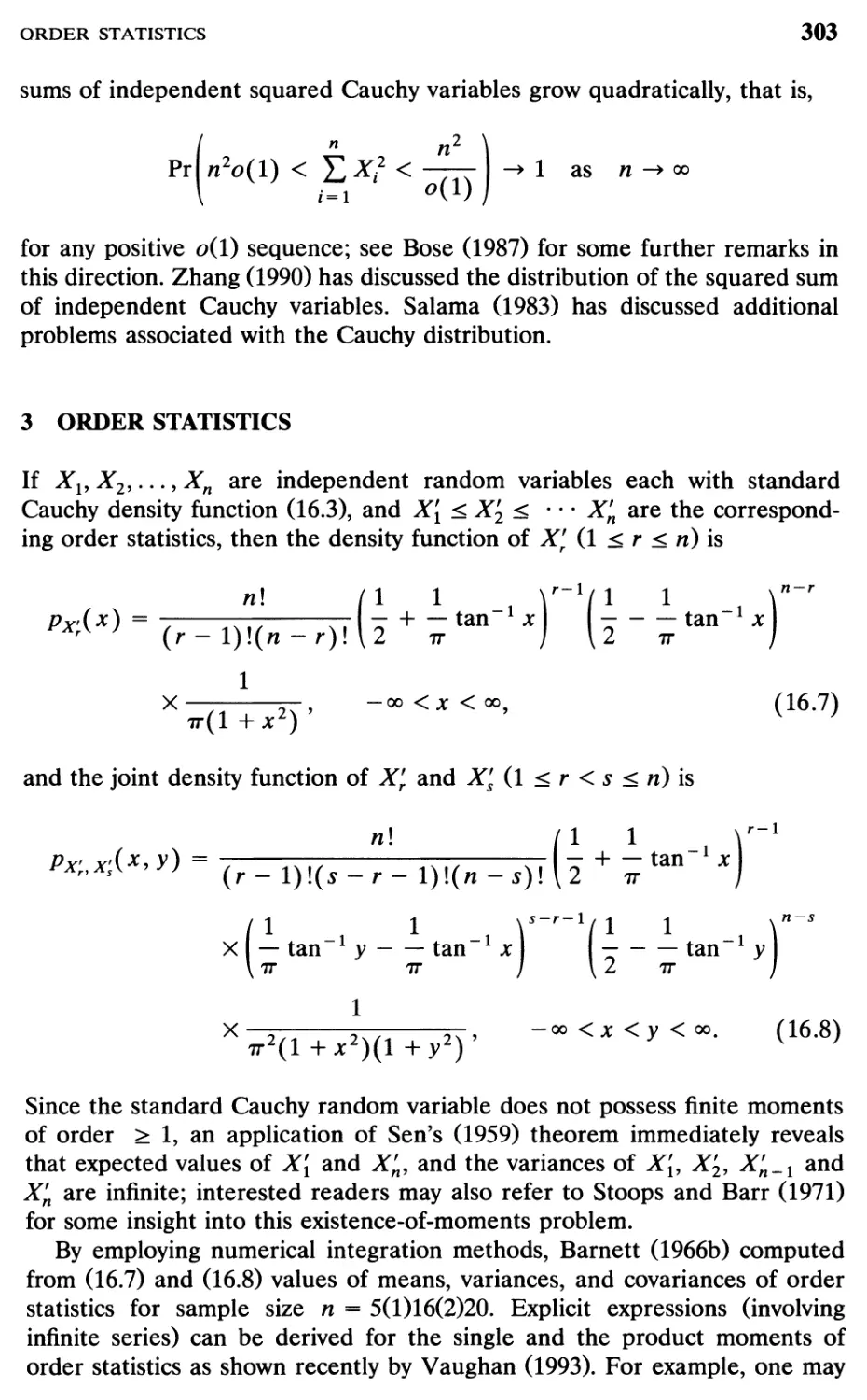3 Order Statistics, 303