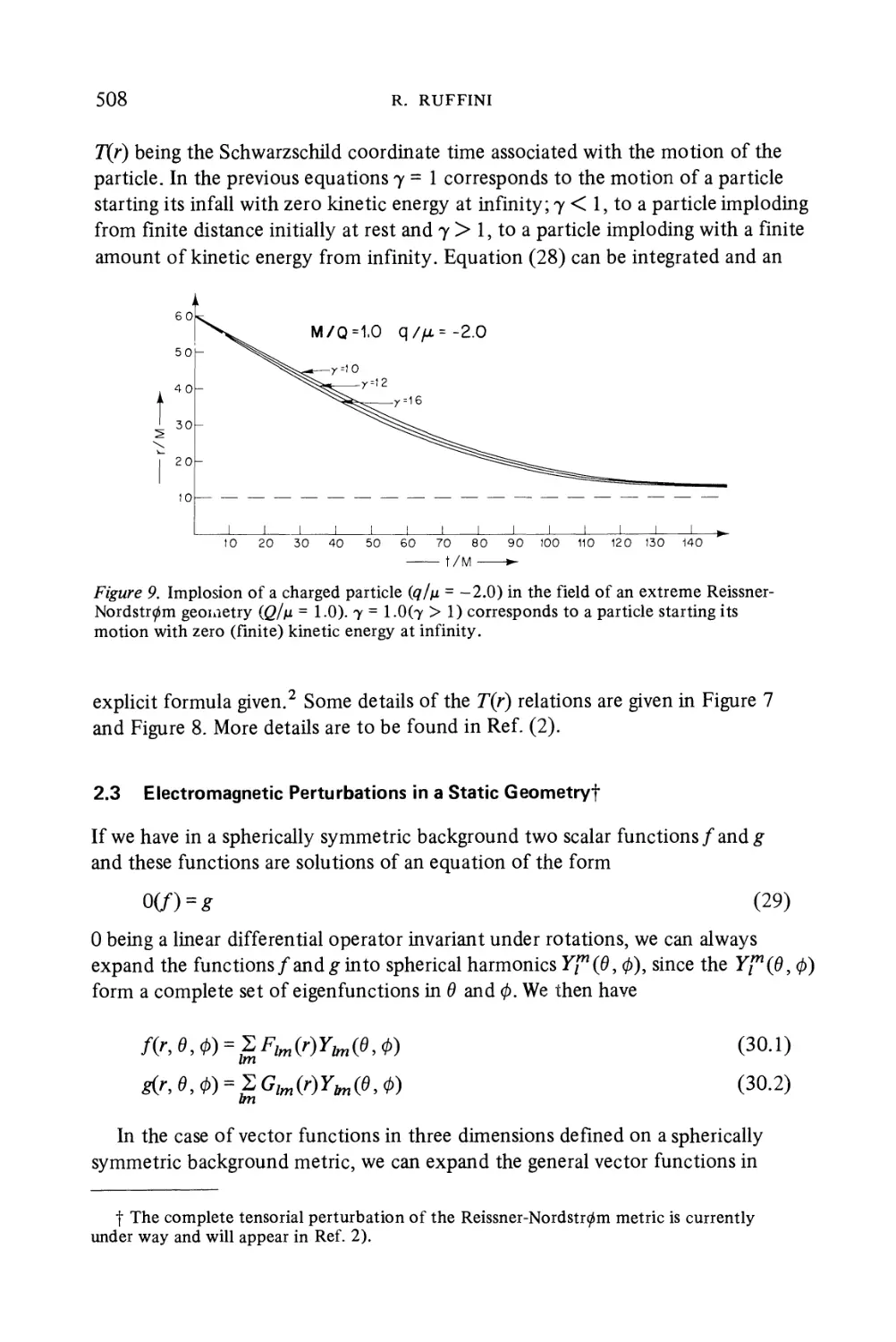 2.3 Electromagnetic Perturbations in a Static Geometry
