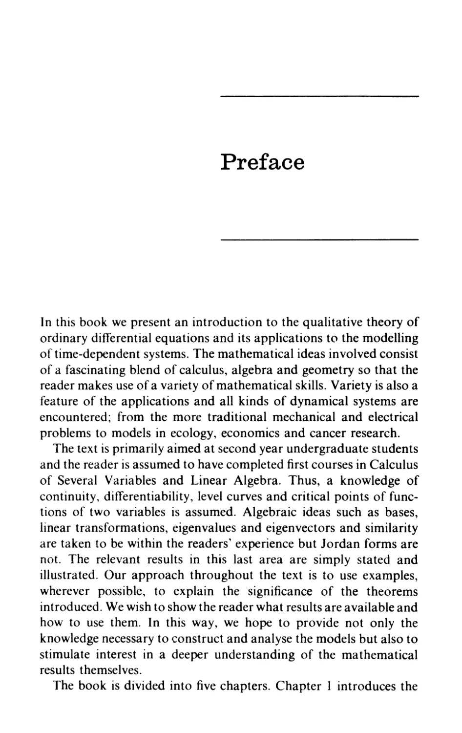 Preface page