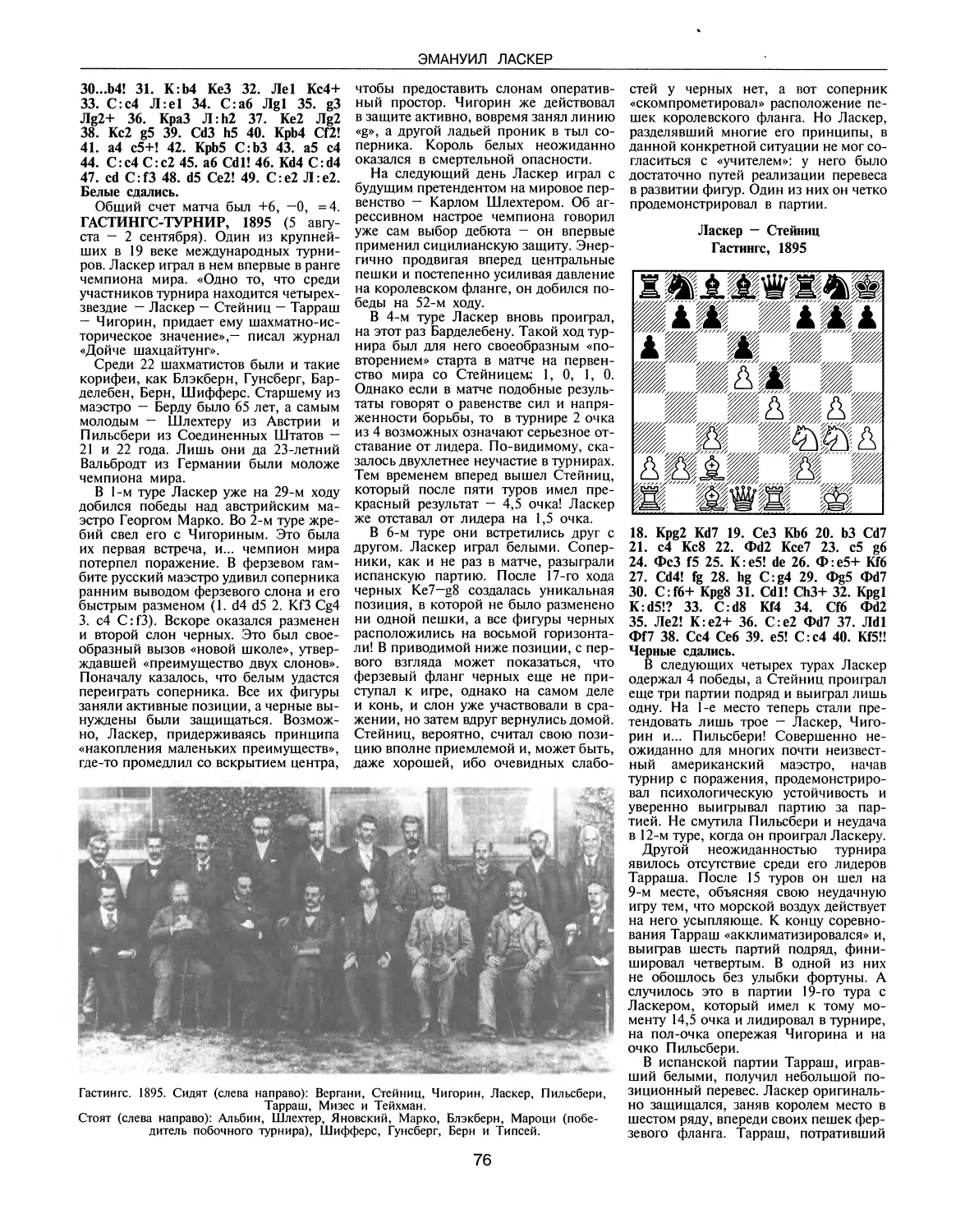 Гастингс-турнир, 1895