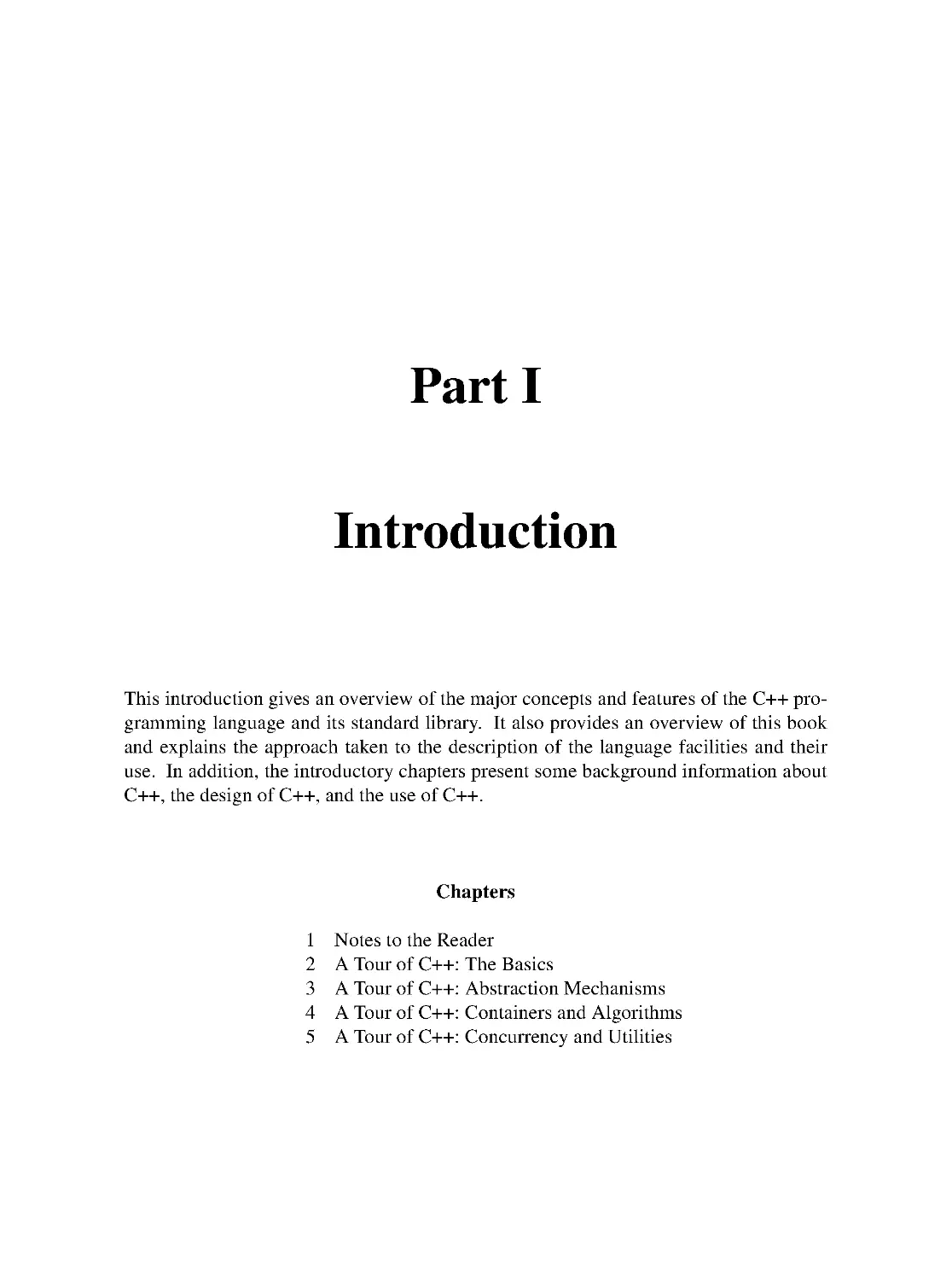 Part I: Introductory Material