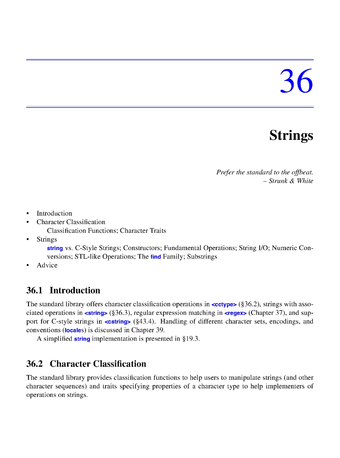 36. Strings