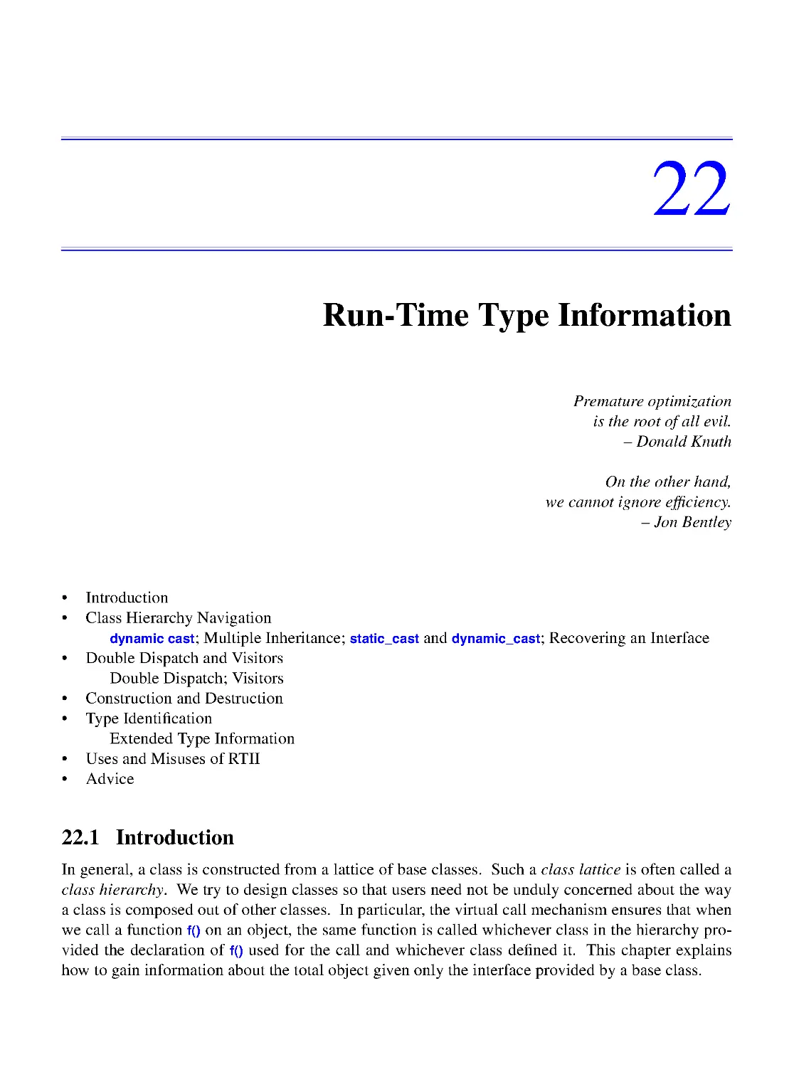 22. Run-Time Type Information