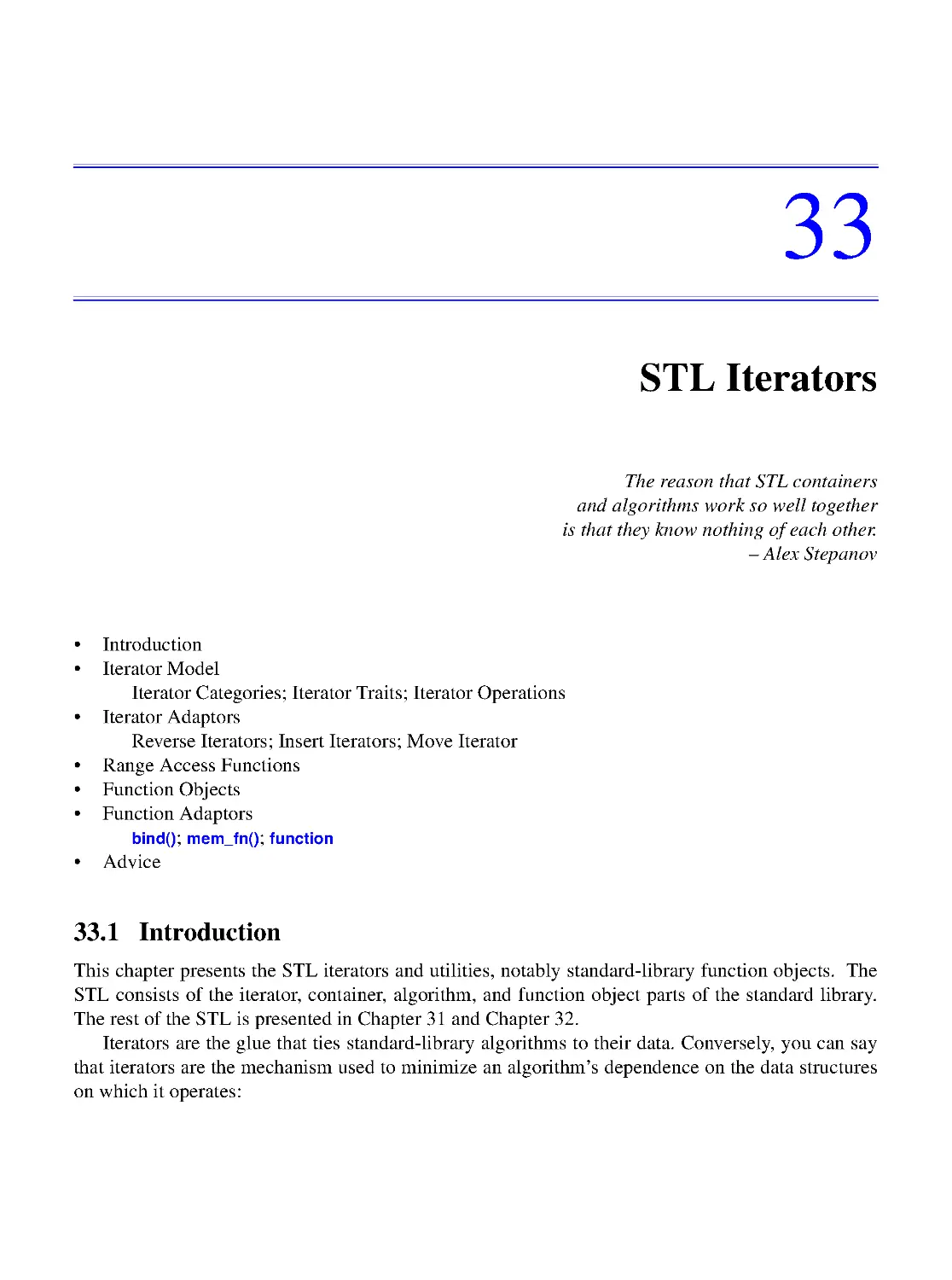 33. STL Iterators