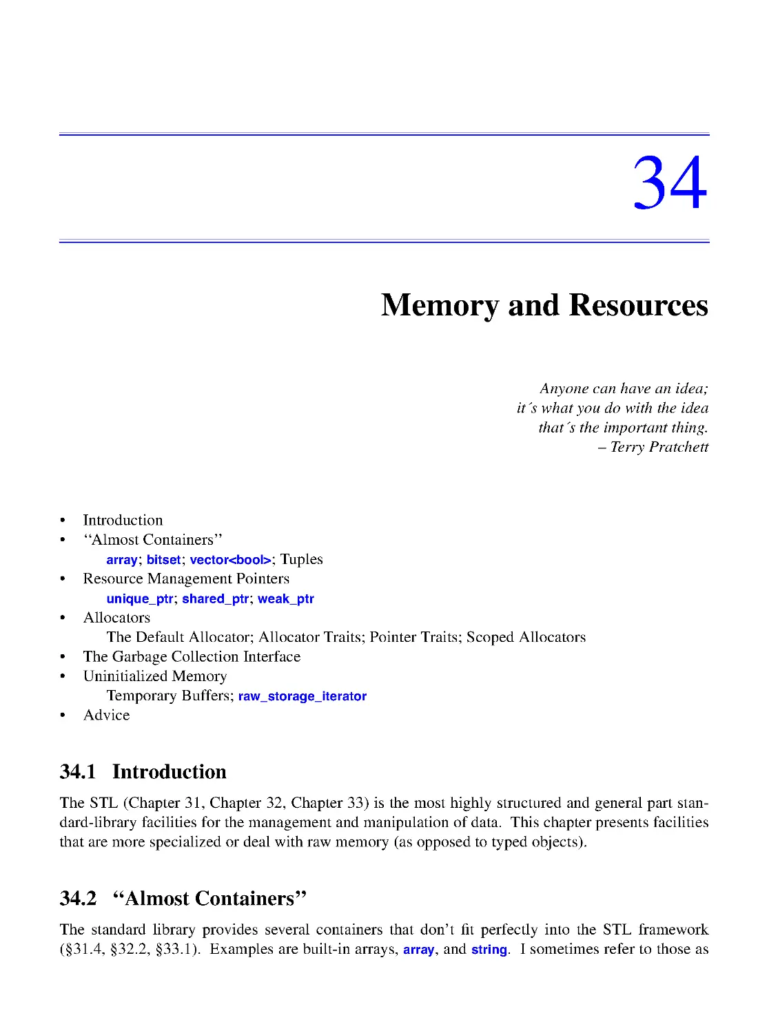 34. Memory and Resources