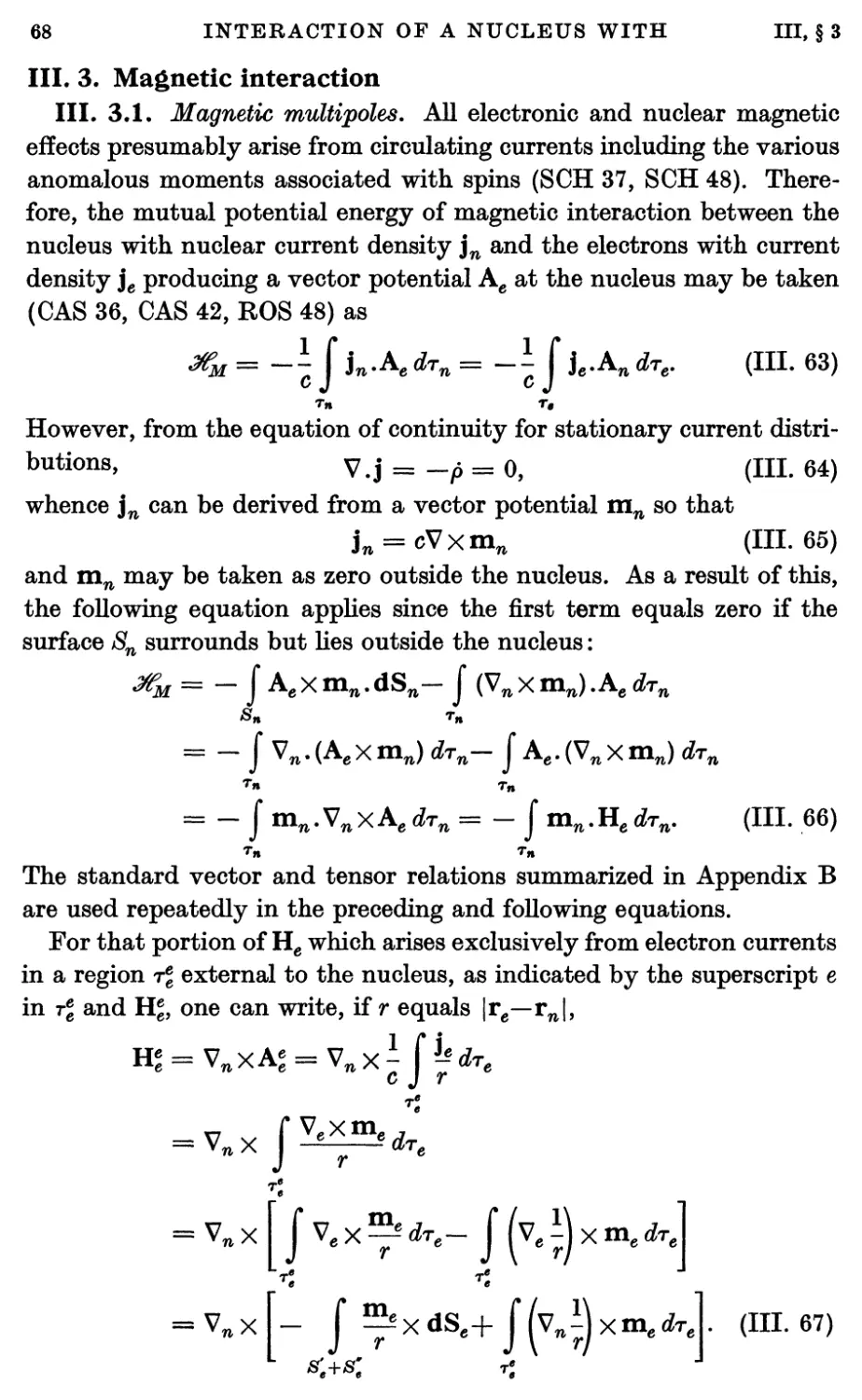 III.3. Magnetic Interaction