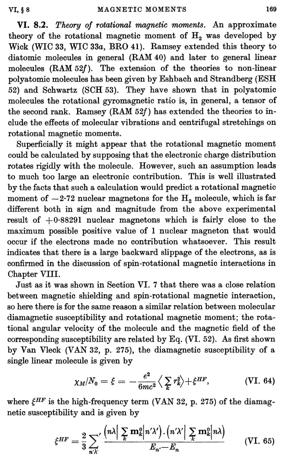 VI.8.2. Theory of rotational magnetic moments