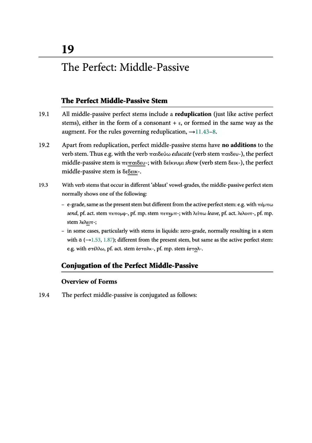 19. The Perfect: Middle-Passive