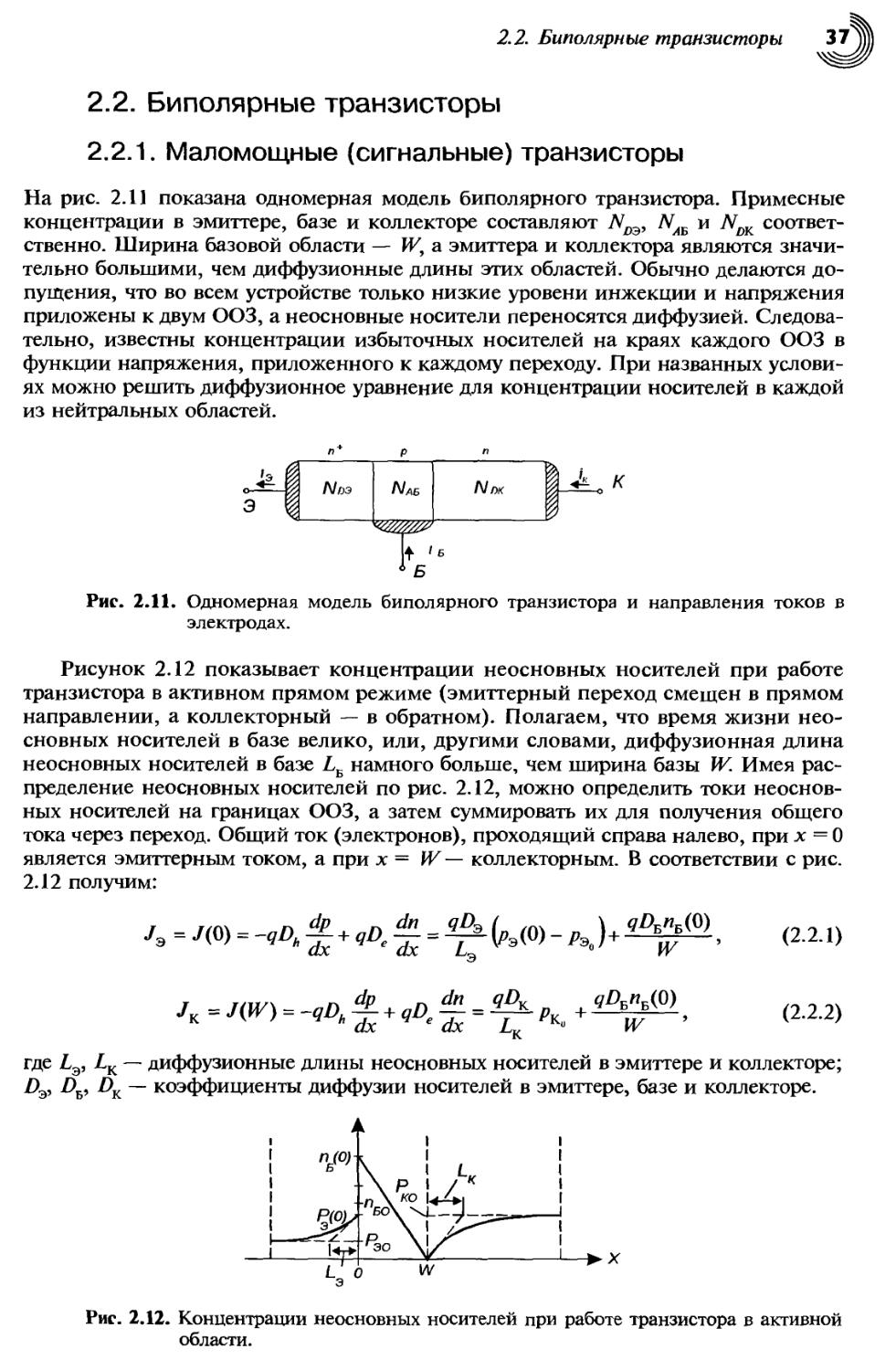 2.2. Биполярные транзисторы