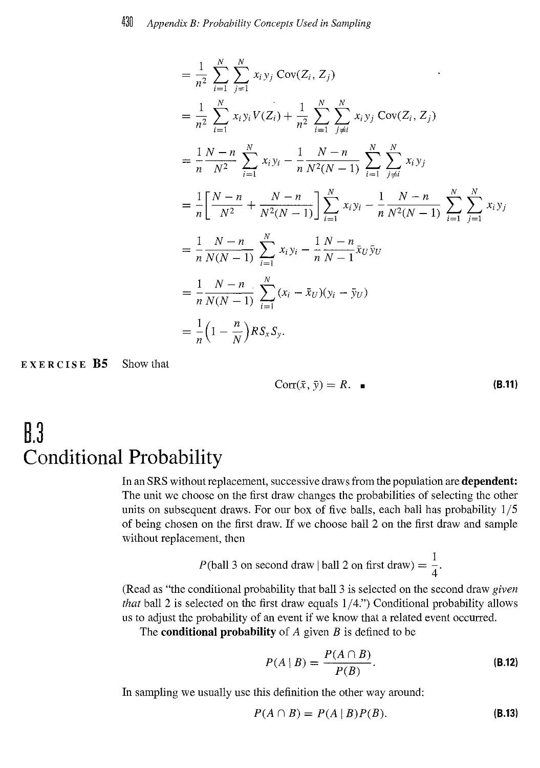 B.3 Conditional Probability