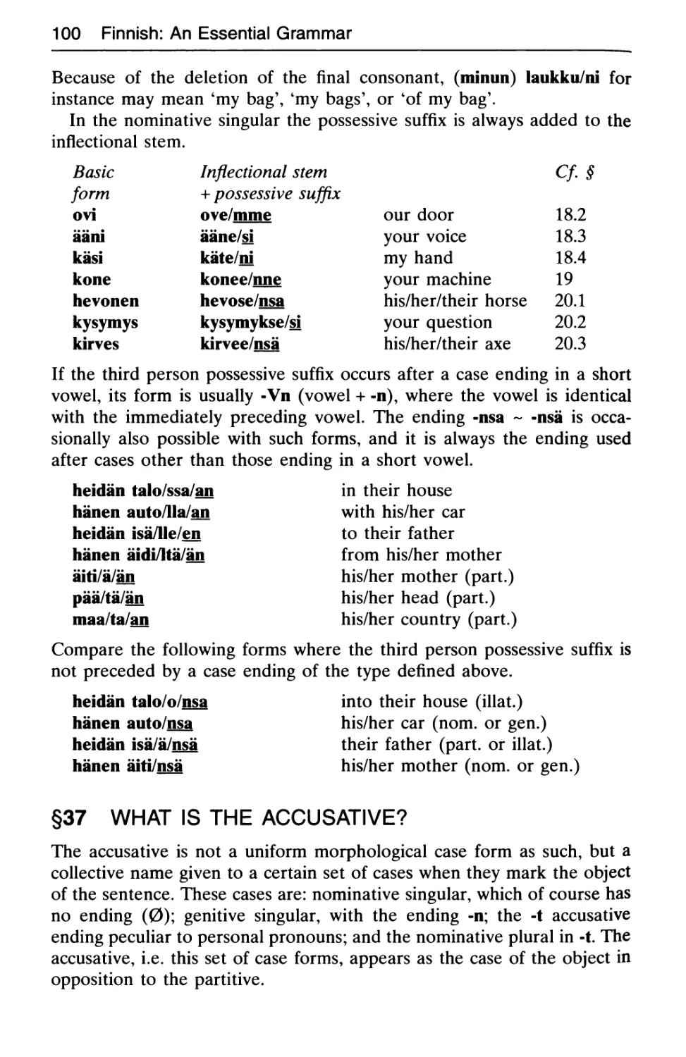 §37 What is the accusative?