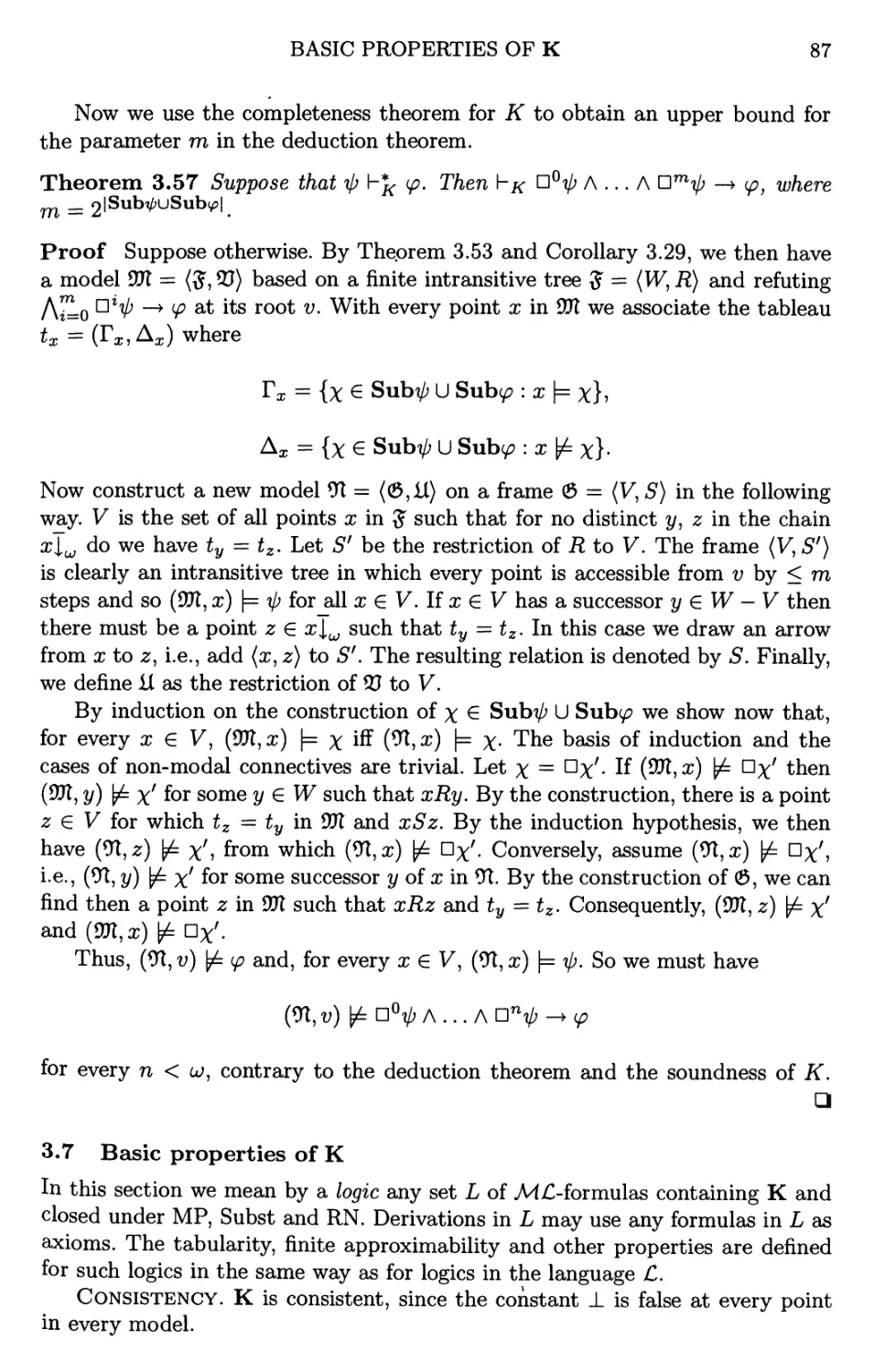 3.7 Basic properties of К