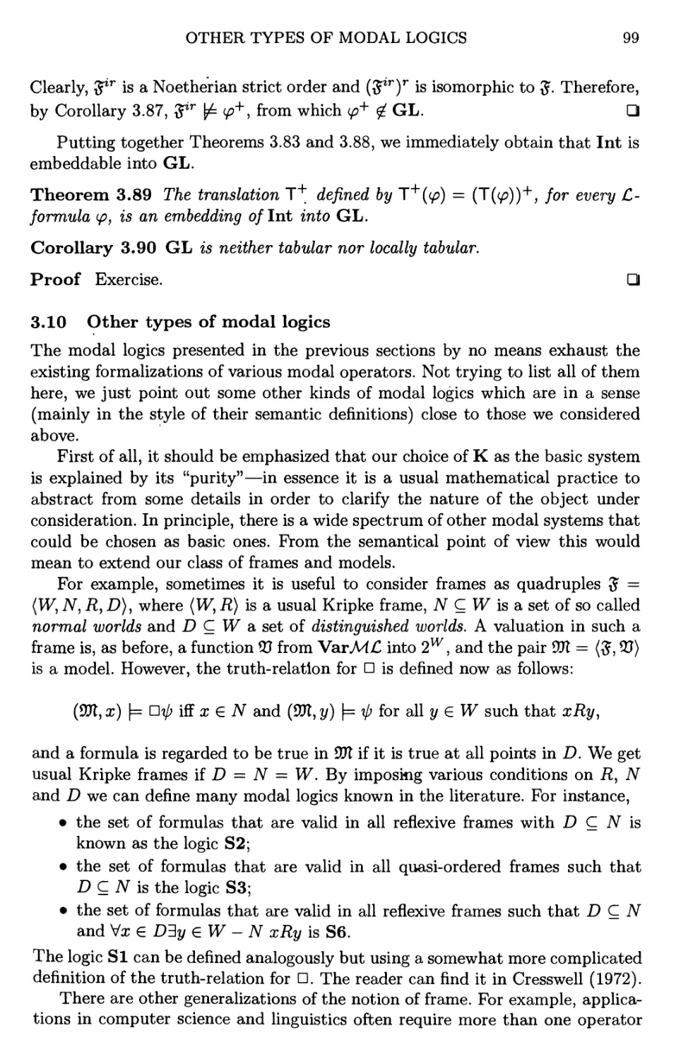 3.10 Other types of modal logics