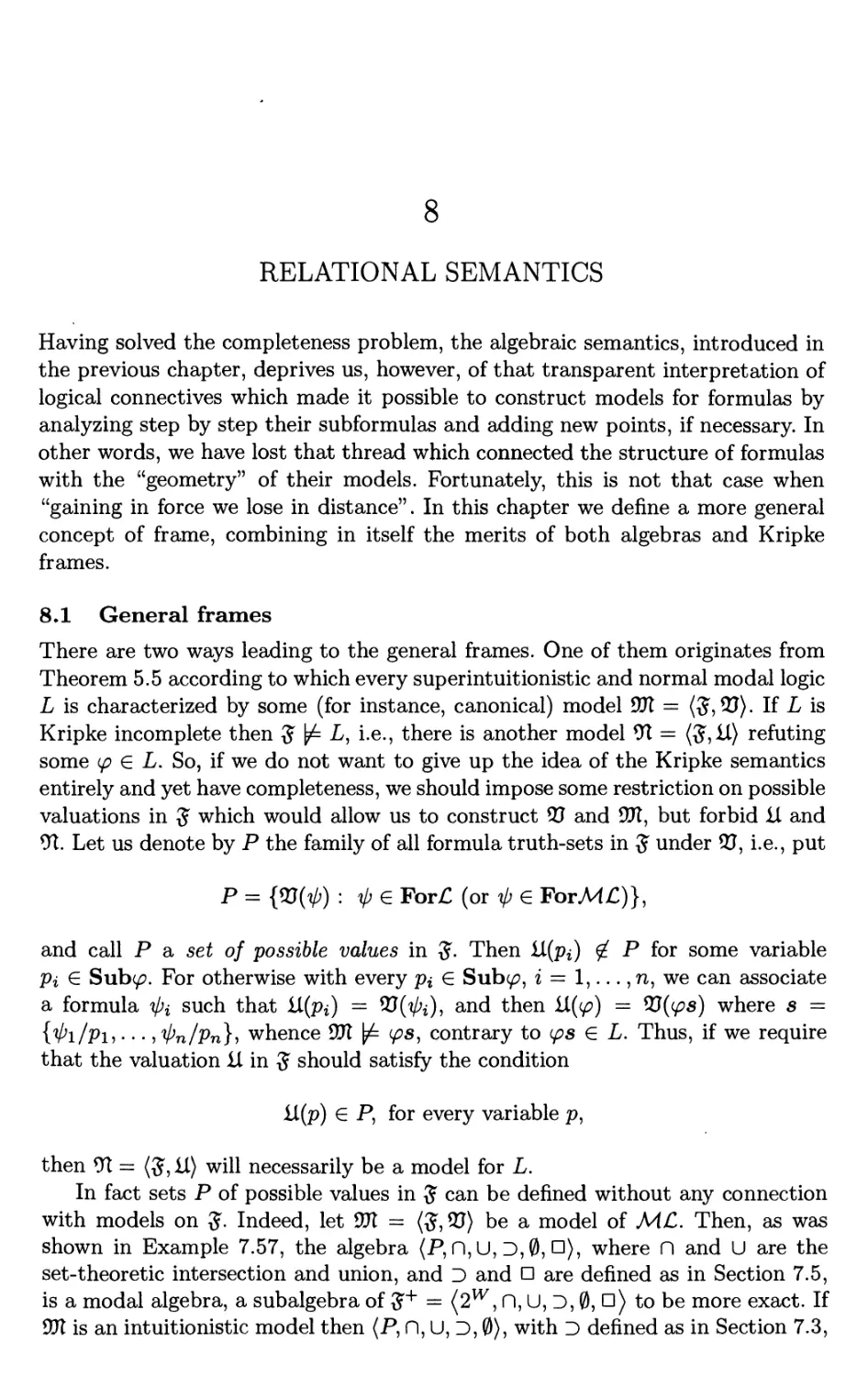 8 Relational semantics