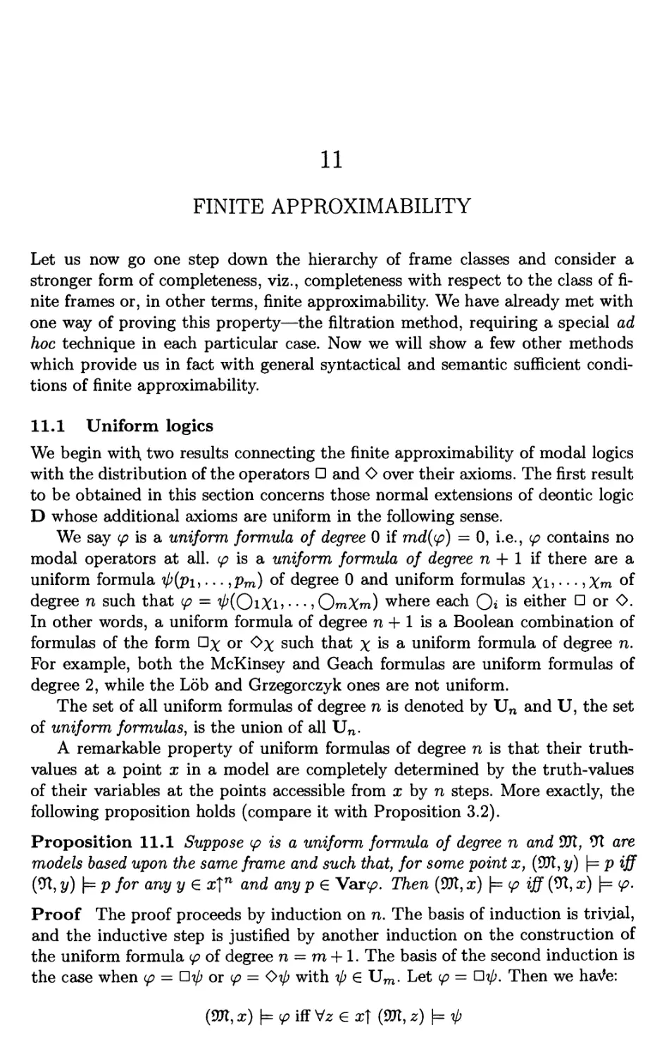 11 Finite approximability