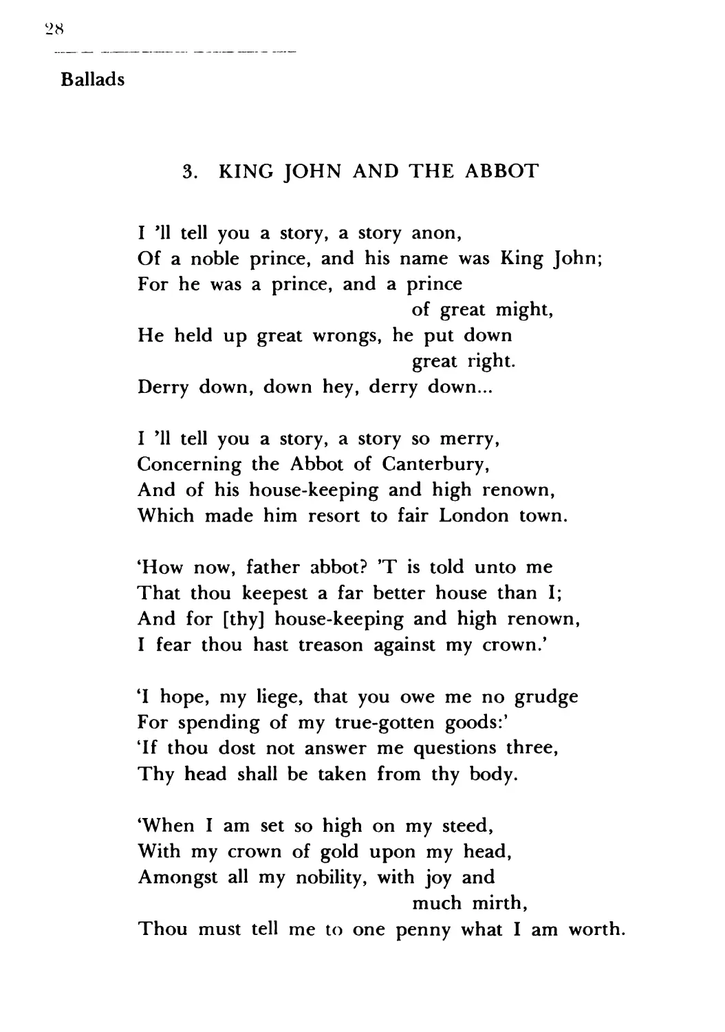 3. King John and the Abbot