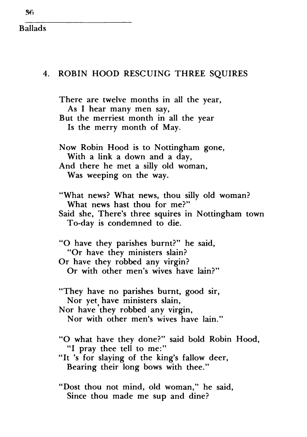 4. Robin Hood Rescuing Three Squires