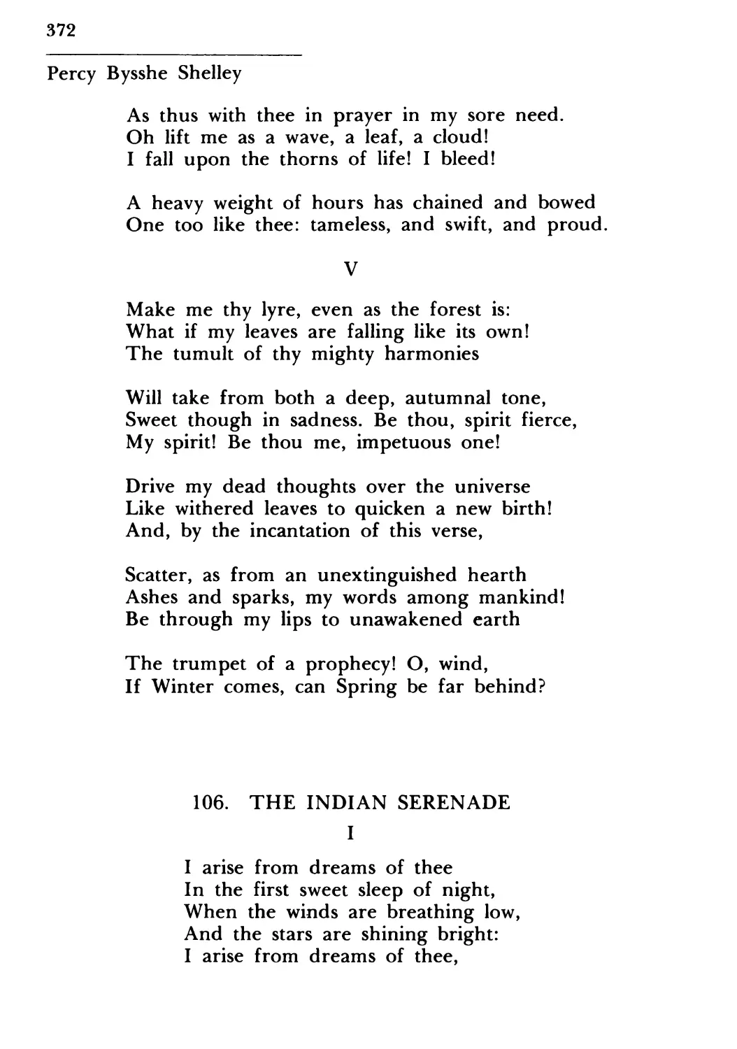106. The Indian Serenade
