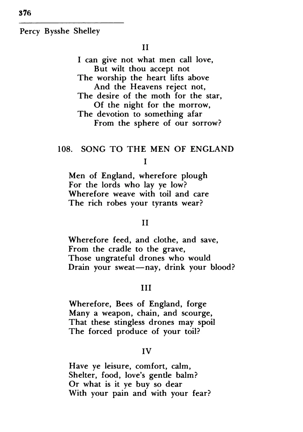 108. Song to the Men of England