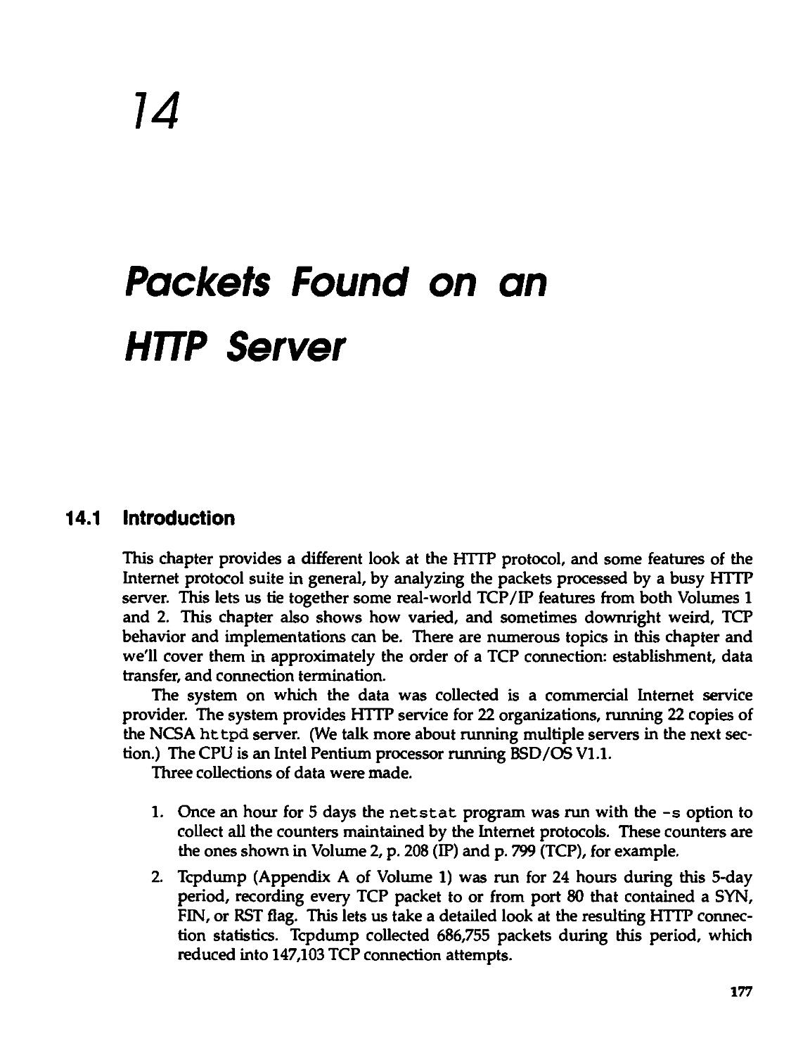 Chapter 14. Packets Found on an HTTP Server