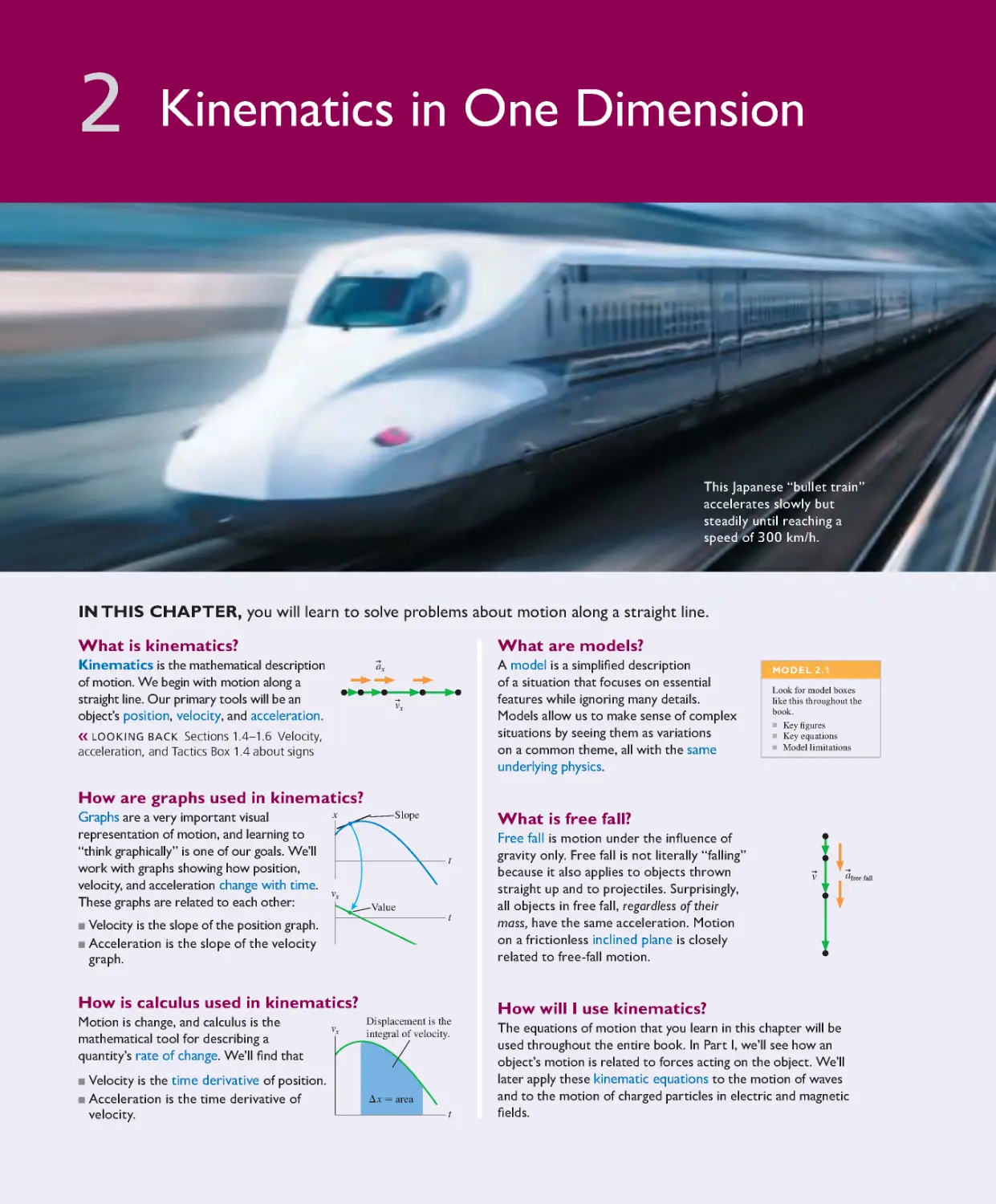 Chapter 2: Kinematics in One Dimension