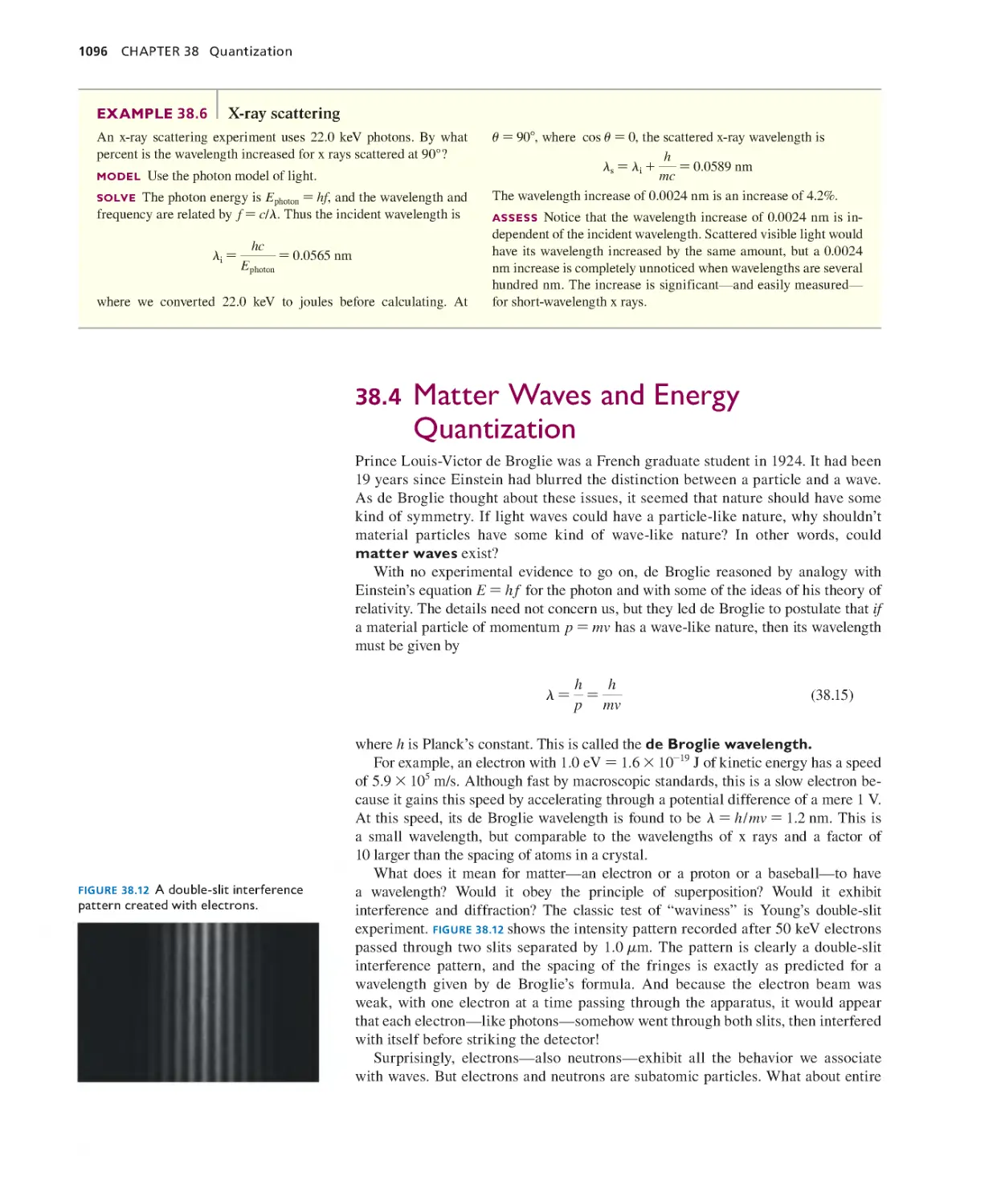 38.4. Matter Waves and Energy Quantization