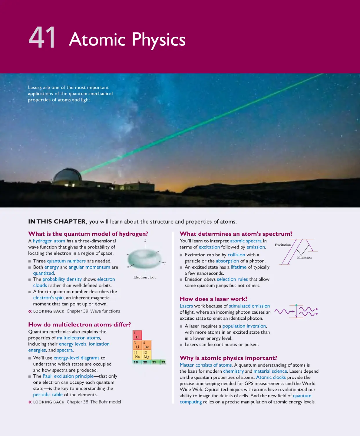 Chapter 41: Atomic Physics