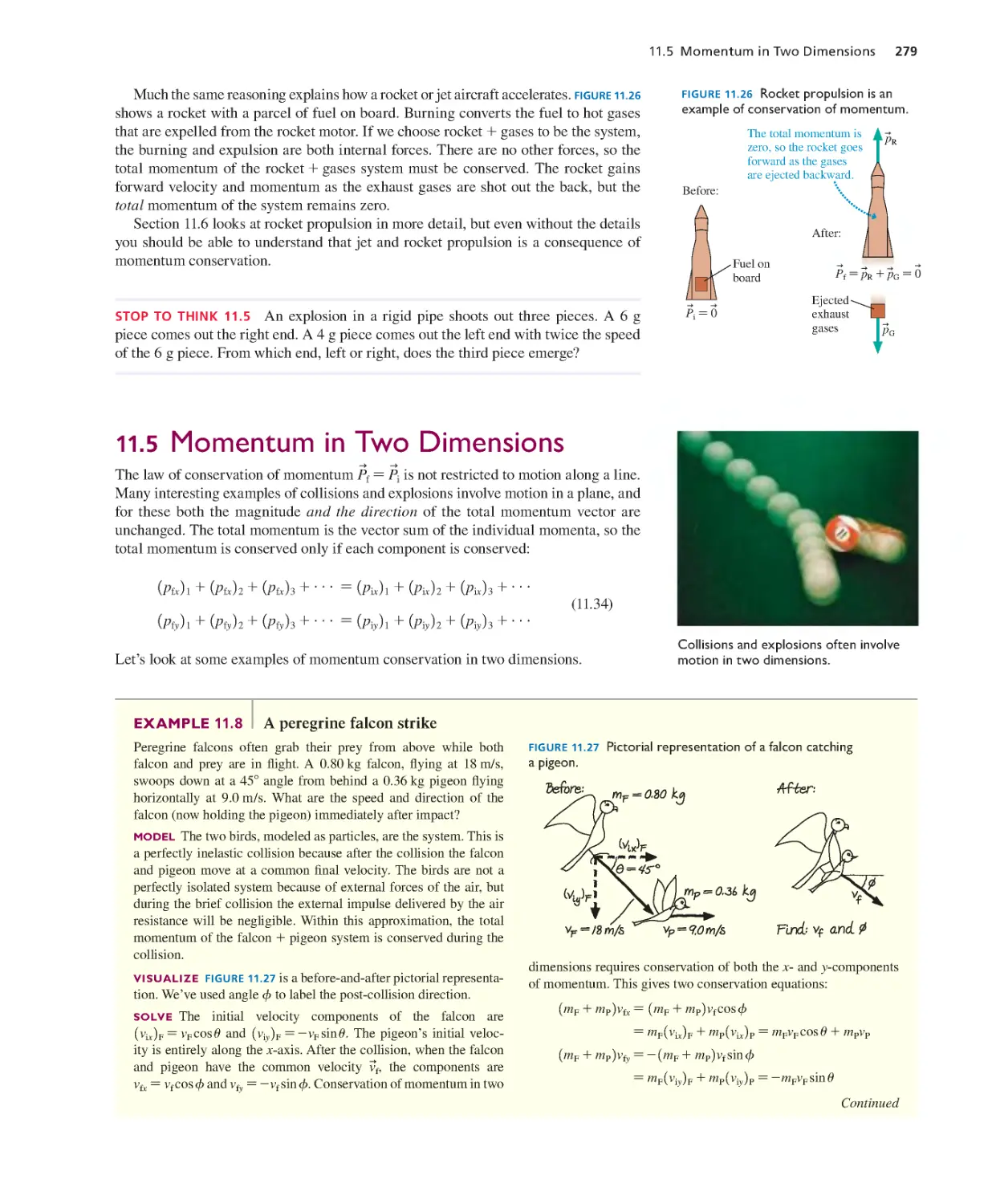 11.5. Momentum in Two Dimensions