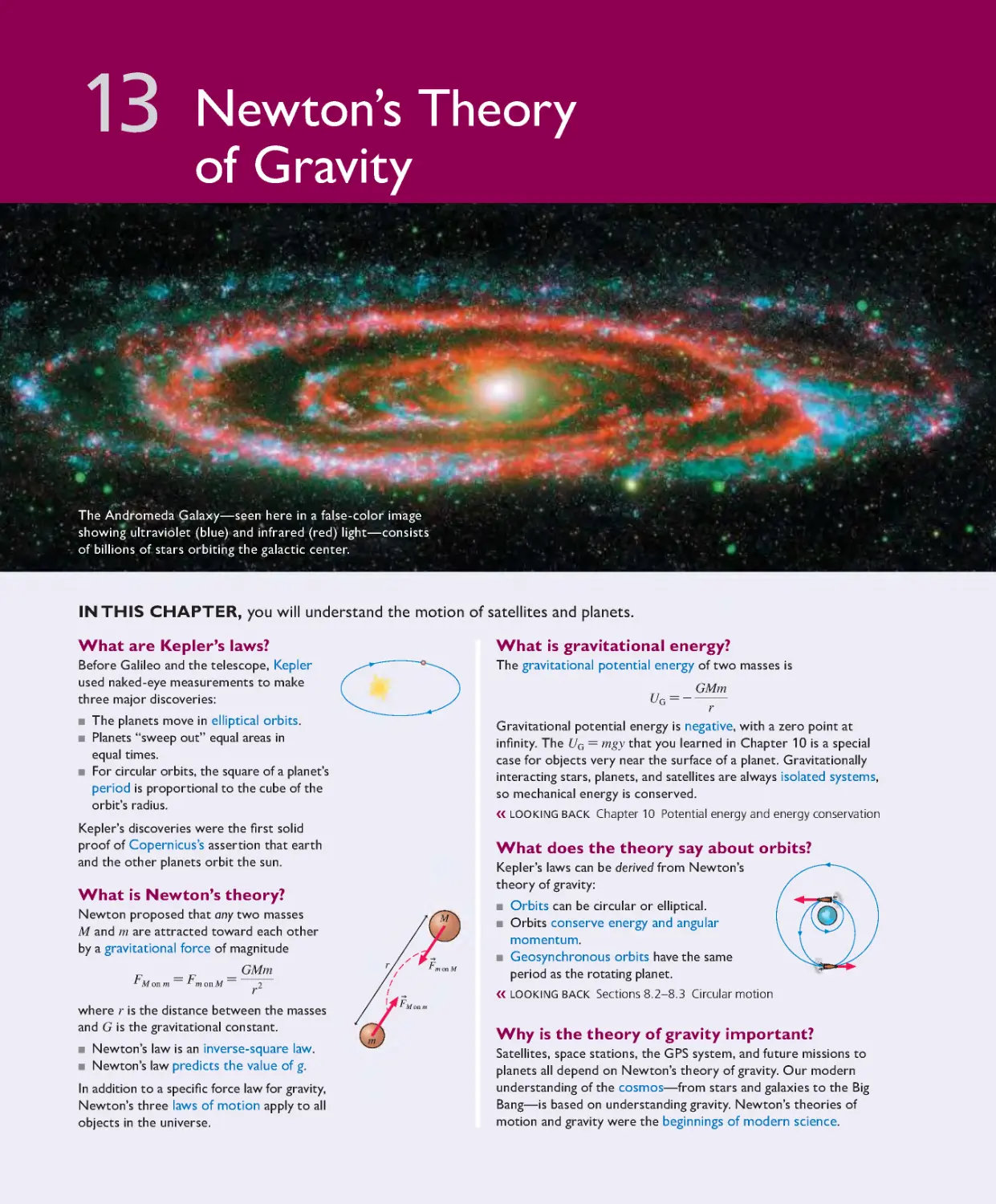 Chapter 13. Newton’s Theory of Gravity