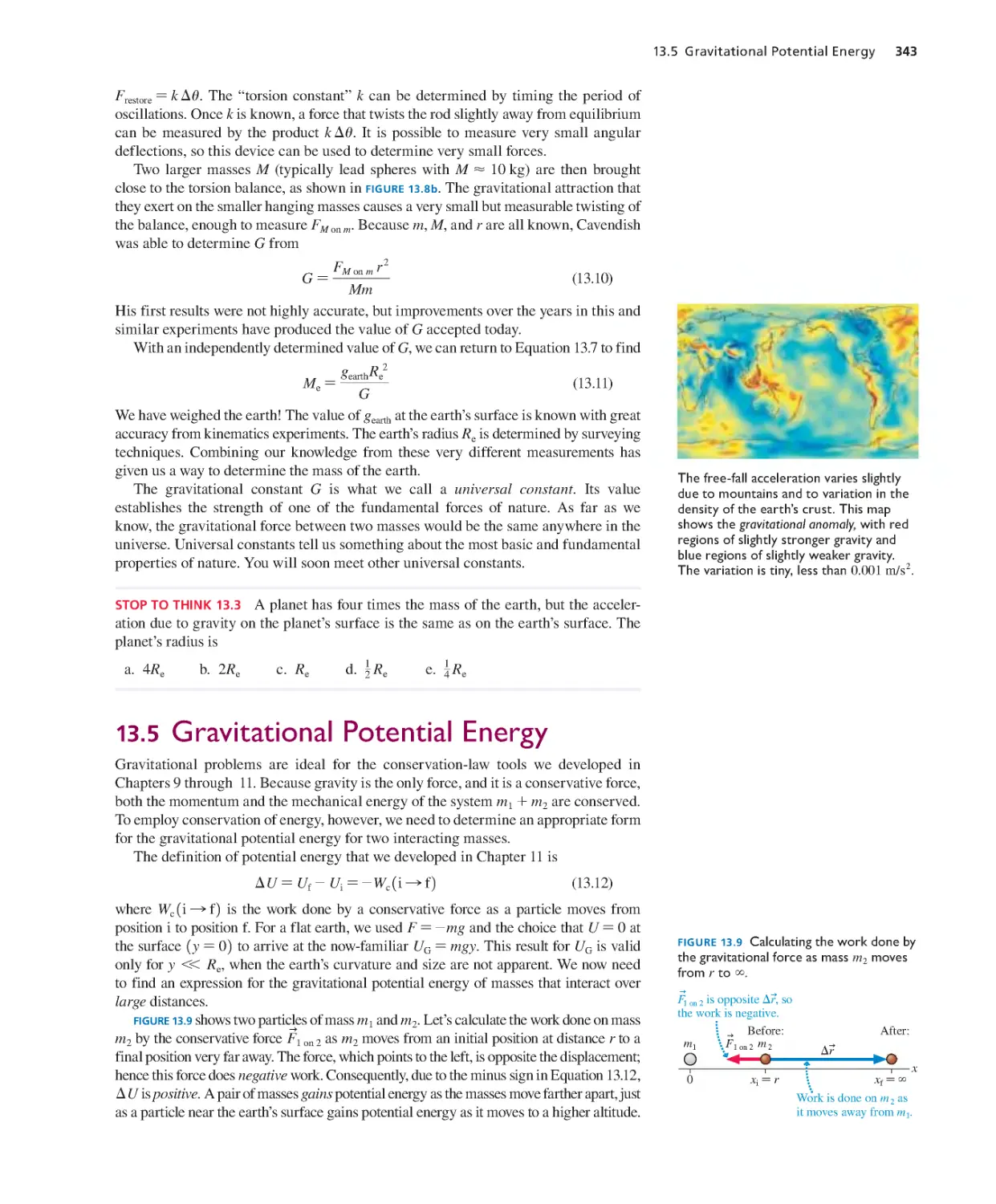 13.5. Gravitational Potential Energy