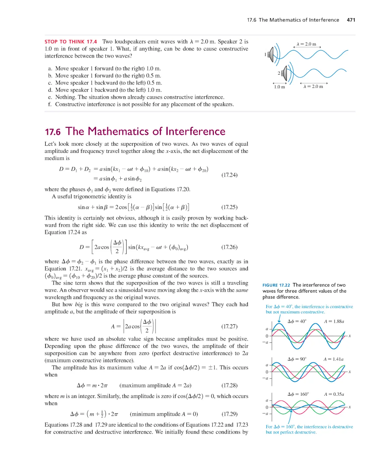17.6. The Mathematics of Interference