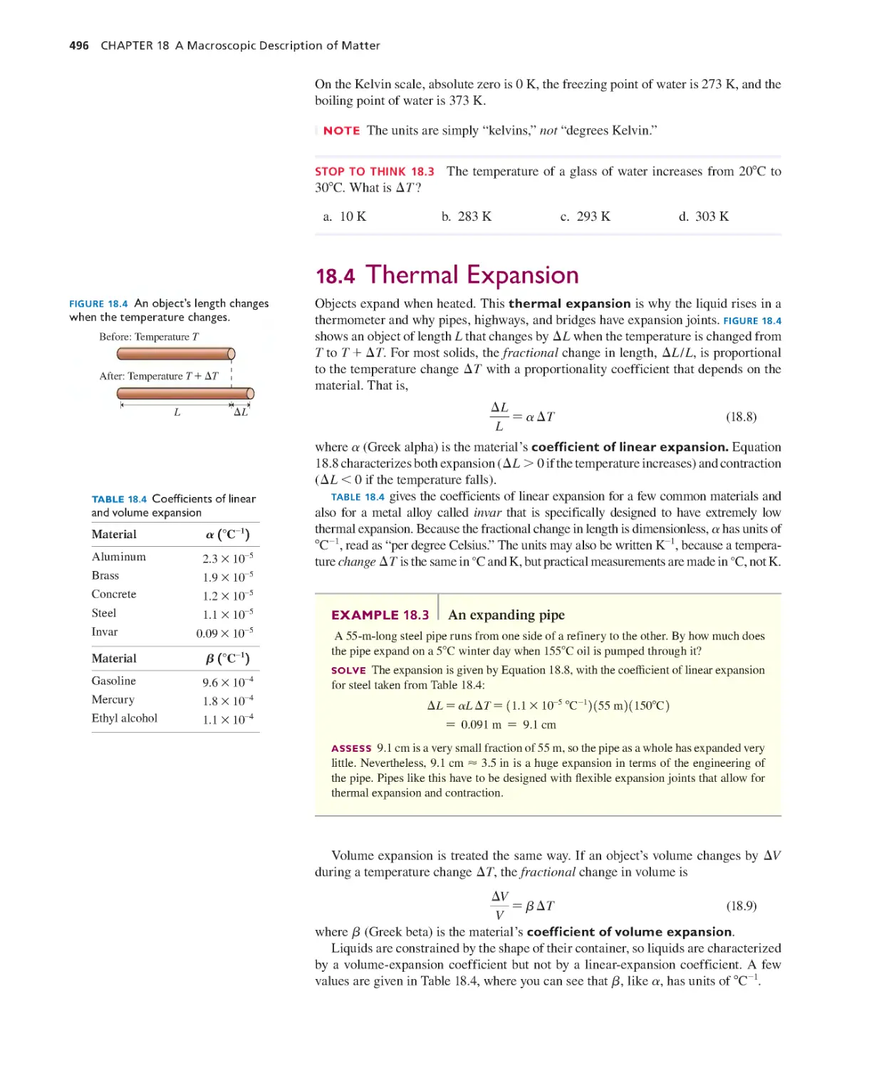 18.4. Thermal Expansion