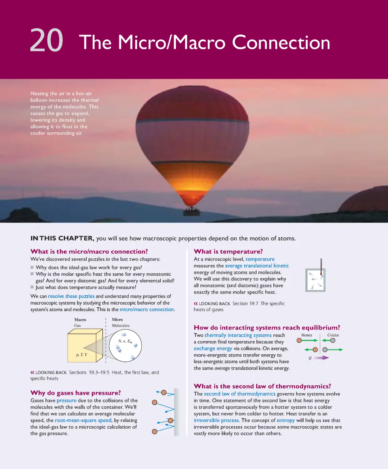 Chapter 20: The Micro/Macro Connection