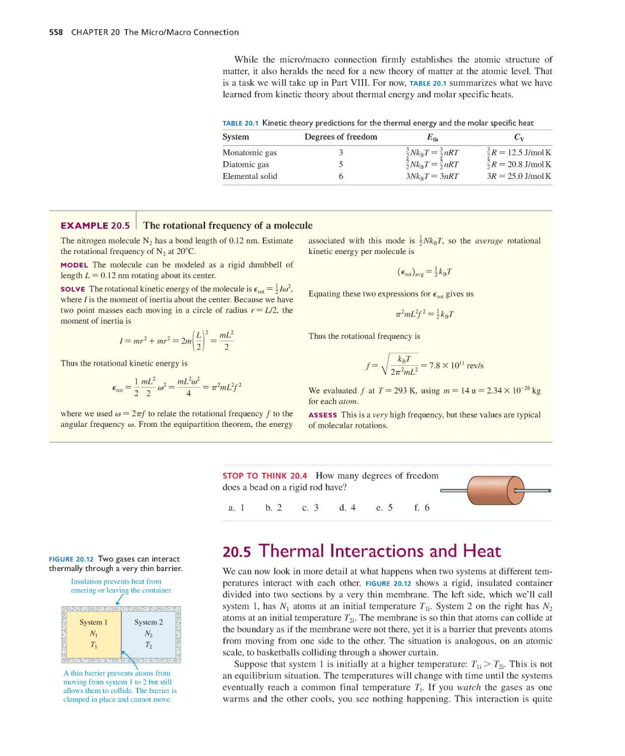 20.5. Thermal Interactions and Heat