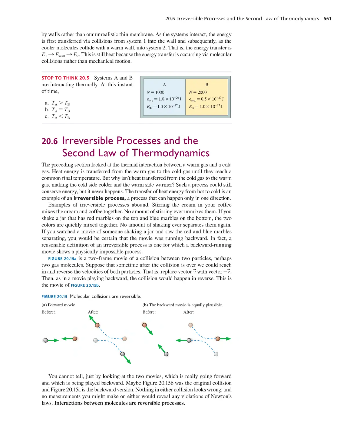 20.6. Irreversible Processes and the Second Law of Thermodynamics