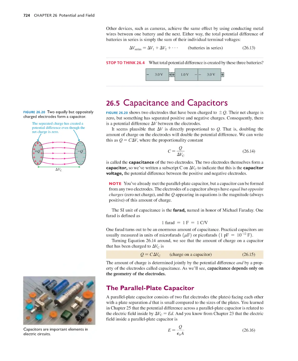 26.5. Capacitance and Capacitors