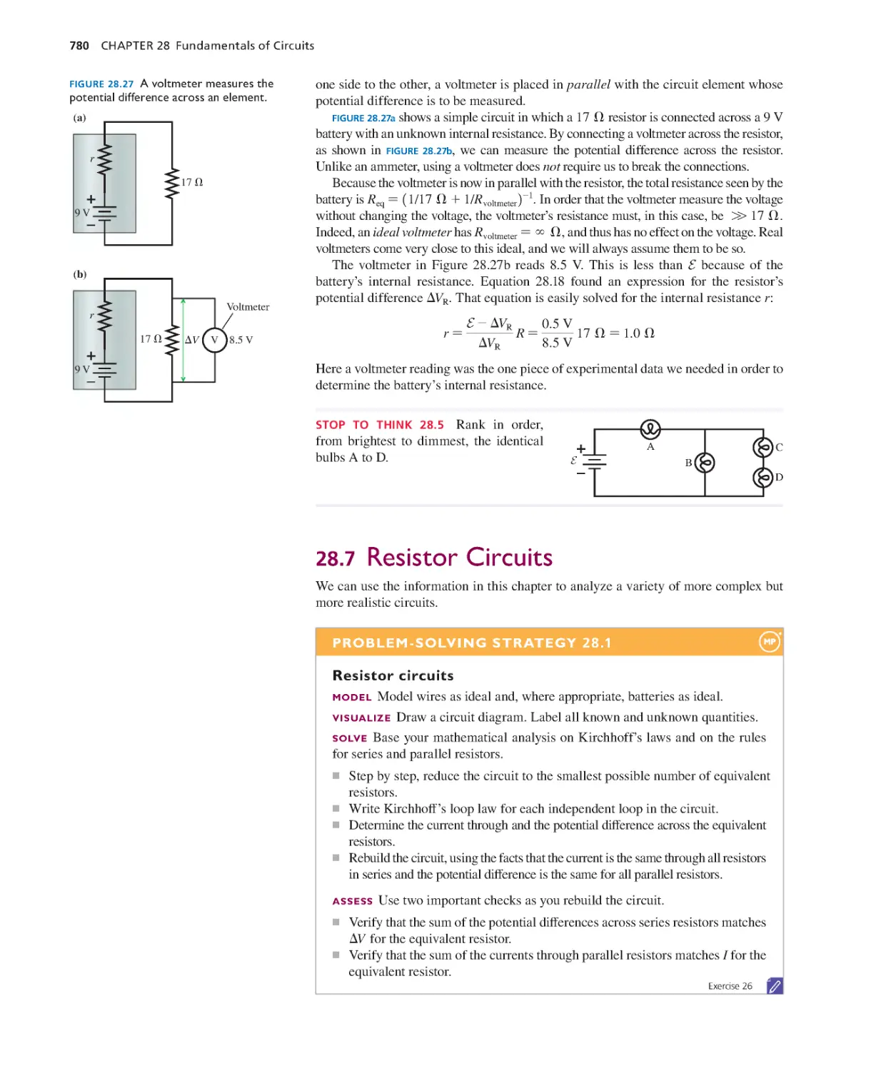 28.7. Resistor Circuits